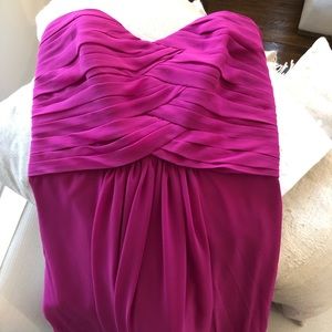 Monique Lhuillier  floor length strapless dress
